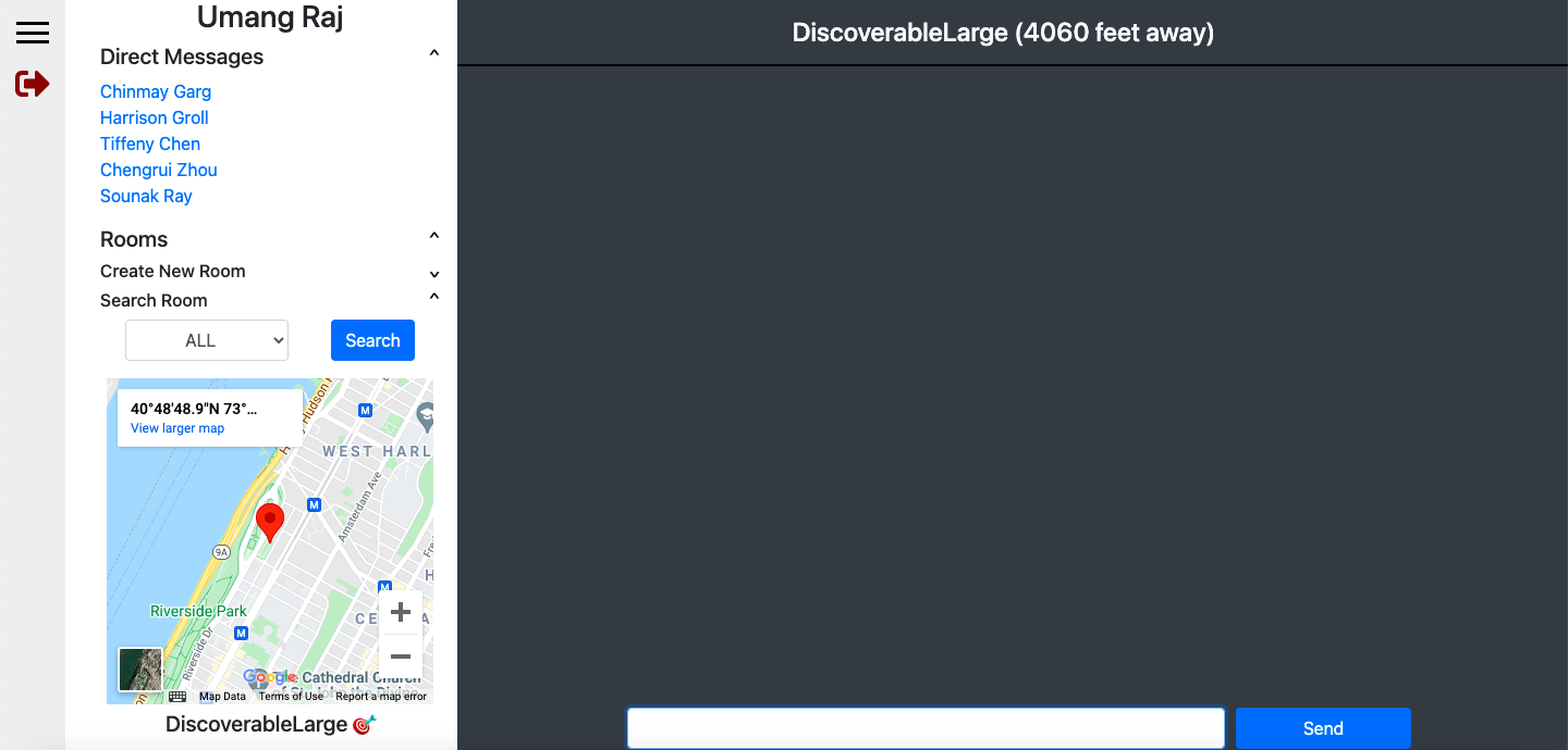 columbia chat discoverable groups